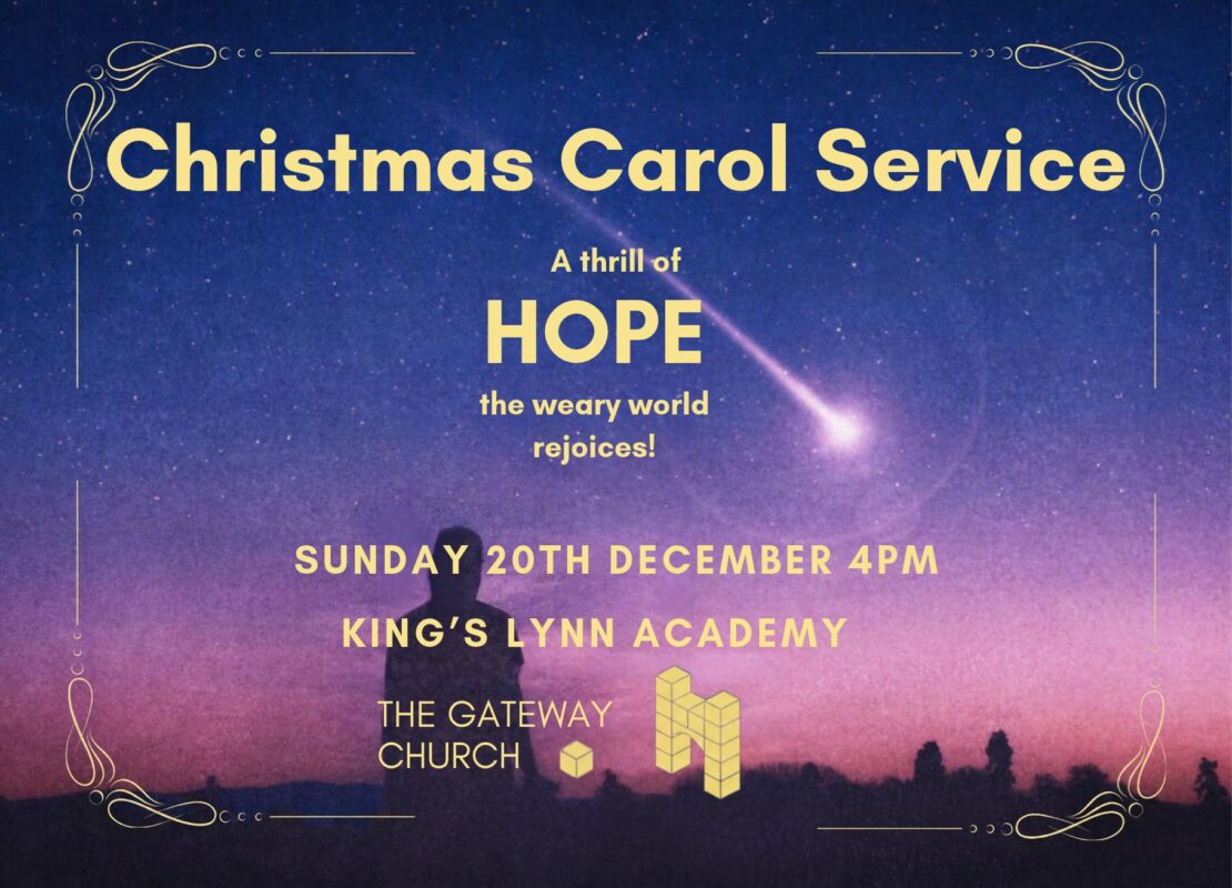 Carol Service flyer